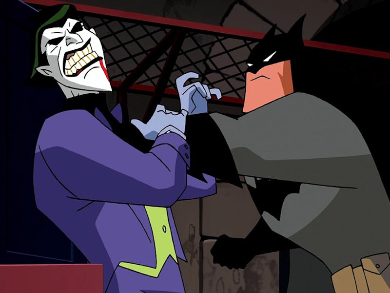 The Joker and Batman battle in 'The Adventures of Batman & Robin.'