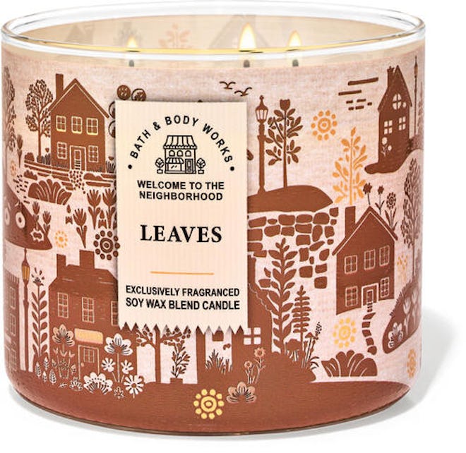 Leaves Candle