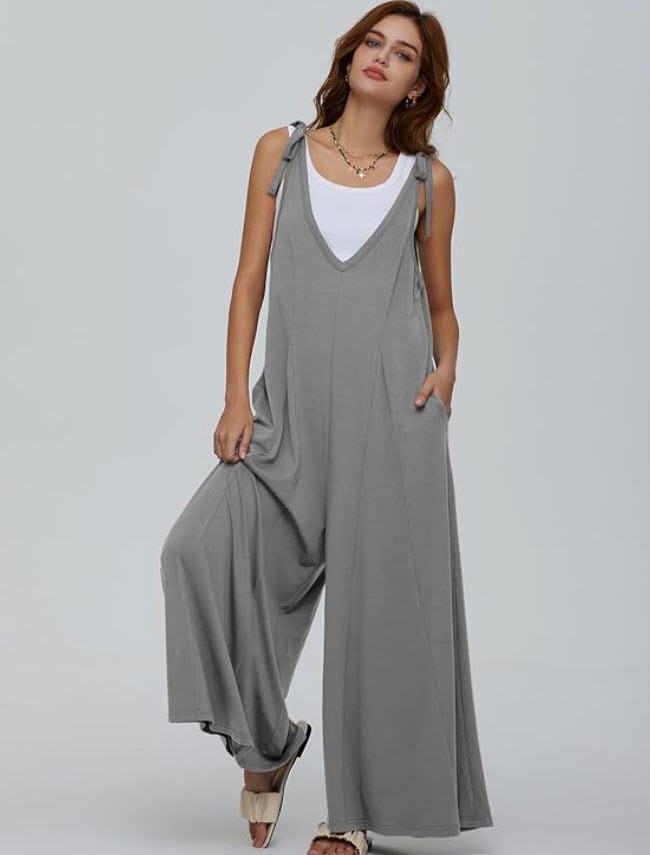 DEEP SELF Wide-Leg Jumpsuit