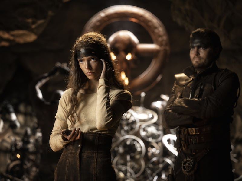 Anya Taylor-Joy and Tom Burke in Furiosa: A Mad Max Saga