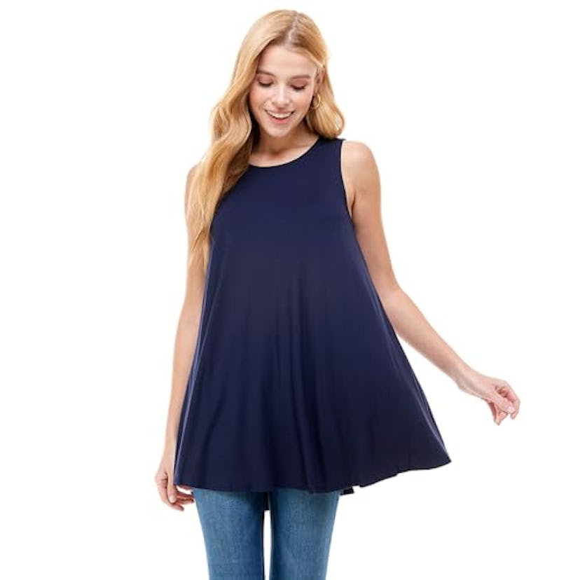 Azules Sleeveless Tunic Top