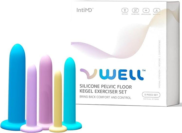 VWELL Silicone Pelvic Floor Muscle Dilator Exerciser Trainer Set