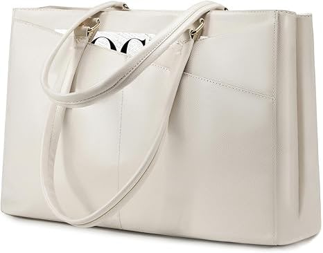 LOVEVOOK Beige Laptop Bag 