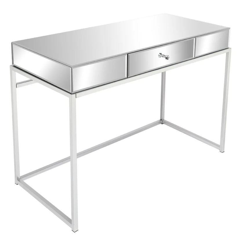 Mirrored Makeup Vanity Table