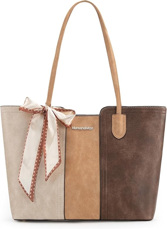 Montana West Handbags with Scarf