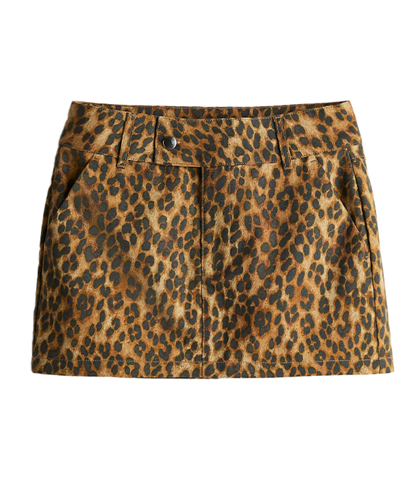 H&M Cotton Mini Skirt