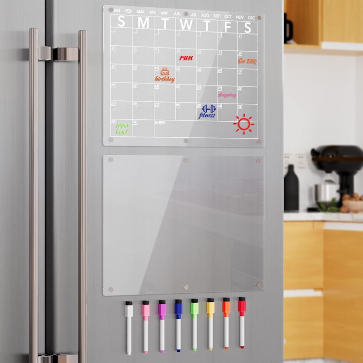 Neatsure Acrylic Magnetic Dry Erase Board & Calendar