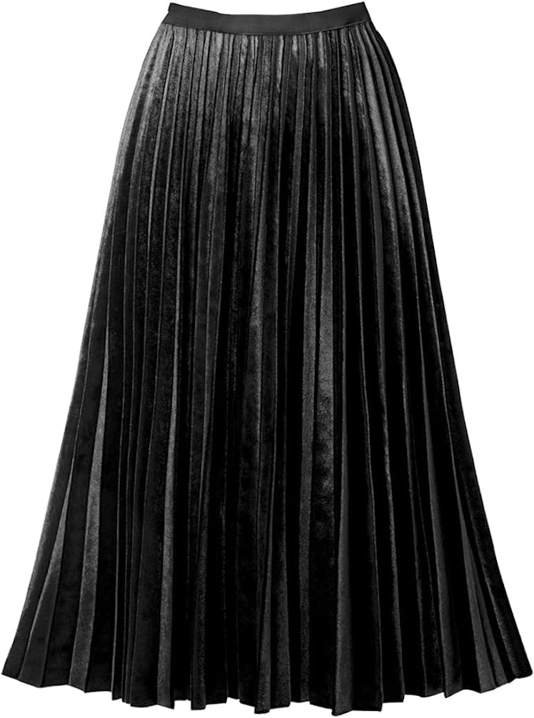 GOOBGS Pleated A-Line Skirt