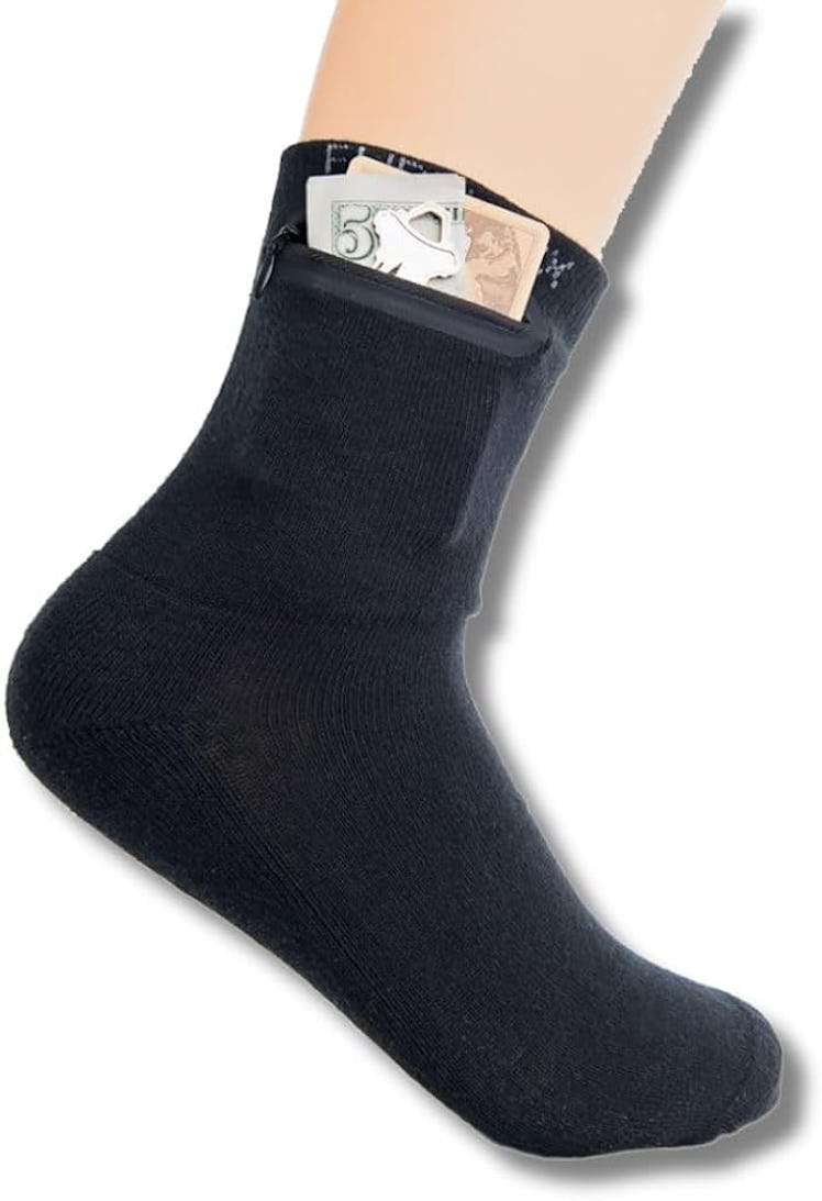 Flippysox Anti-Theft Wallet Socks