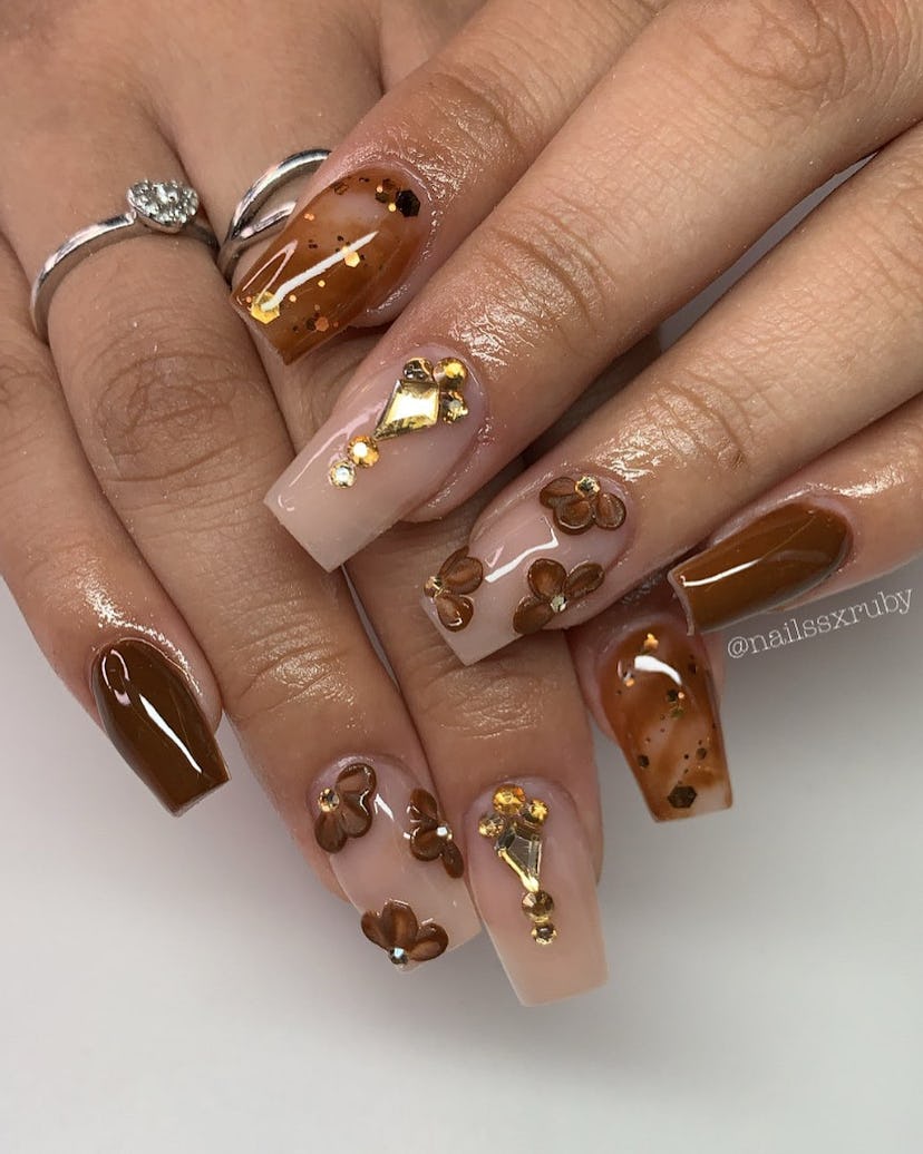 Brown Nail Art with Quiet Luxury Flair
