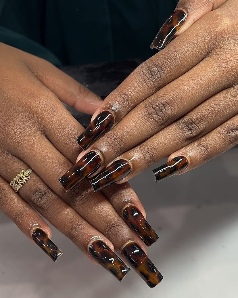 Brown Nail Art That Feels Like Luxury