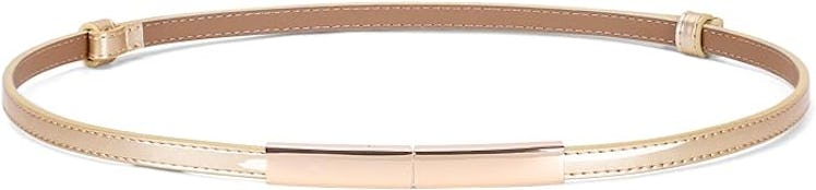 JASGOOD Skinny Leather Belt