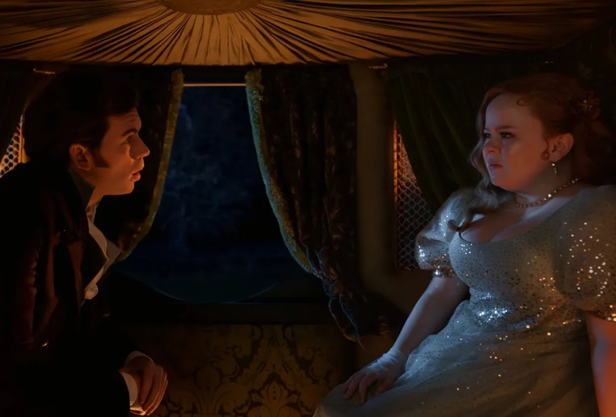 &lsquo;Emily In Paris&rsquo; Season 4 recreated the carriage scene from &lsquo;Bridgerton&rsquo; Season 3.