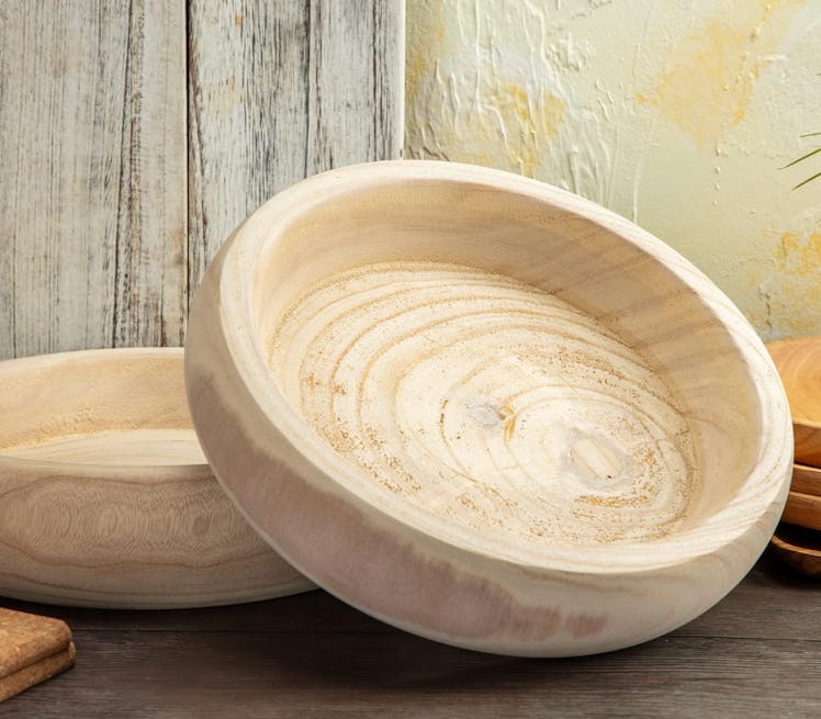 Gyhja Decorative Wood Bowl