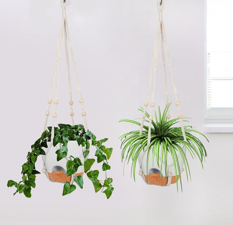 GARDIFE Macramé Hanging Planters (2-Pack)