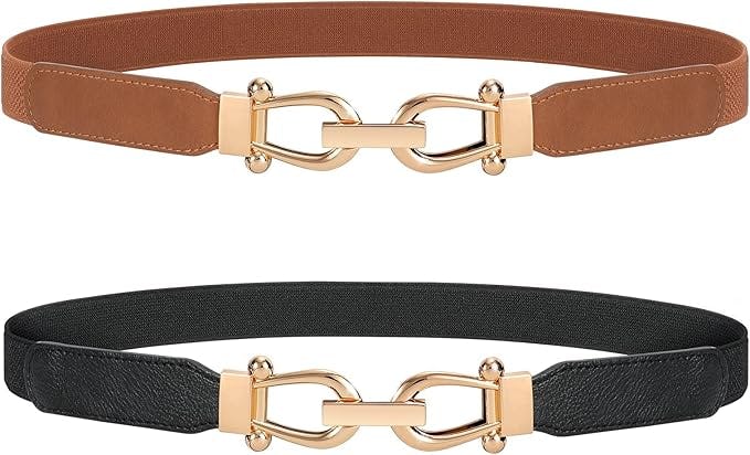 JASGOOD Stretchy Waist Belt (2-Pack)