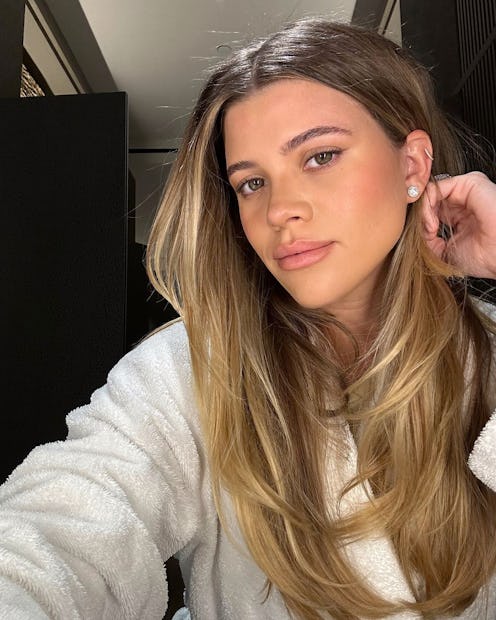 Sofia Richie layered haircut