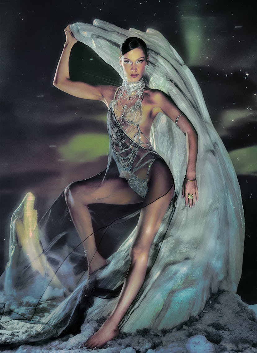 Bella Hadid on Ôrəbella’s newest fragrance, Nightcap.