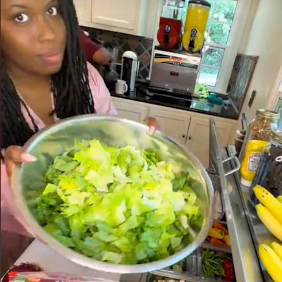 This Mom Has A Restaurant-Style Salad Bar In Her Kitchen To Encourage Nutritious Eating