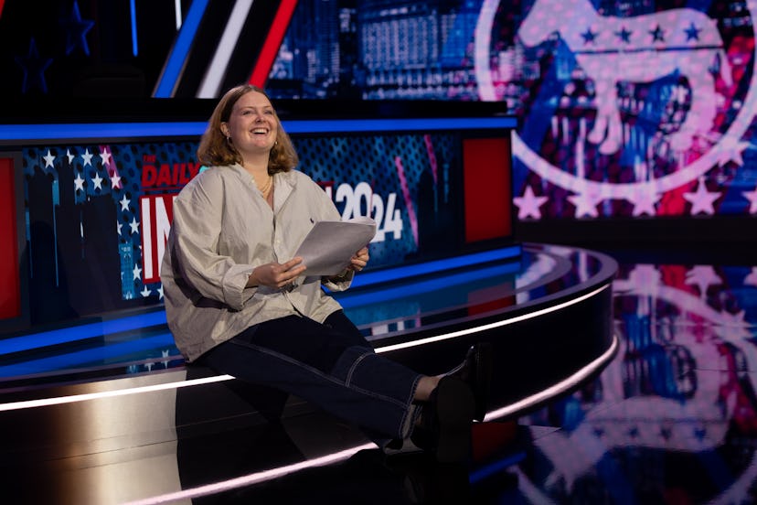 Grace Kuhlenschmidt, a Daily Show correspondent, is in Chicago for the DNC.