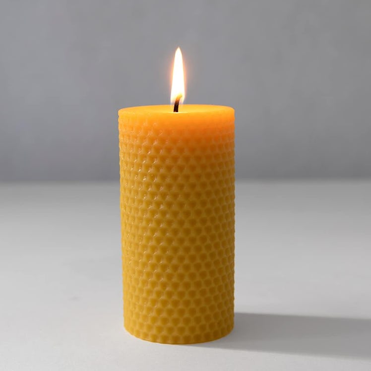 The Beeswax Co Pressed Honeycomb Beeswax Candle