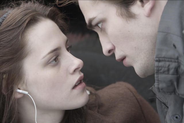 Bella and Edward from Twilight, in a story about baby named ruined by TV and movie characters