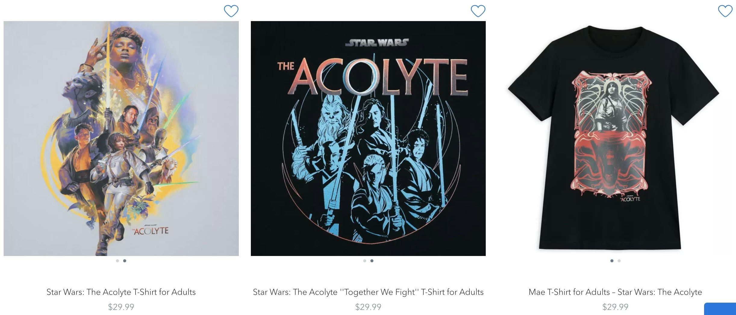 No, the Disney Store Did Not Remove Its 'The Acolyte' Merch