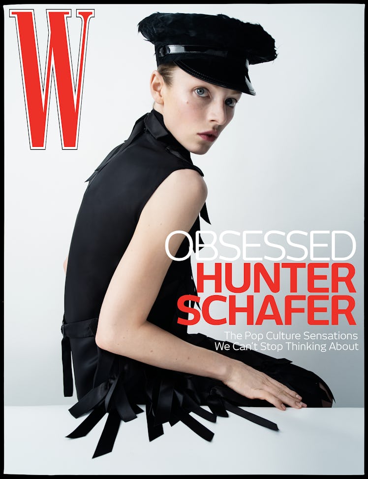 Hunter Schafer on the cover of W magazine