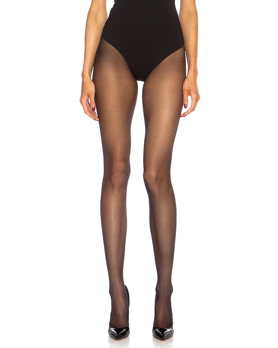Wolford Individual 10 Back Seam Polyamide-Blend Tights