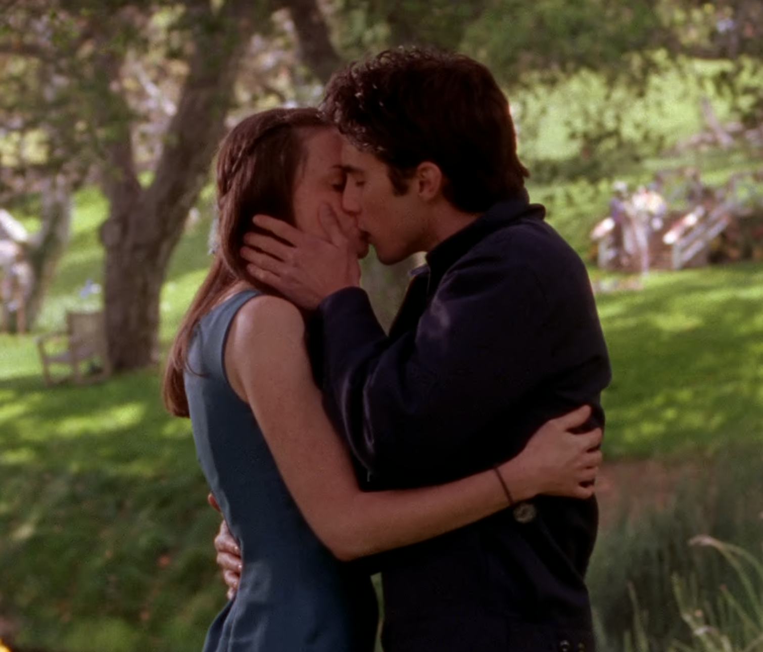 Rory and Jess on Gilmore Girls. Screenshot via Netflix