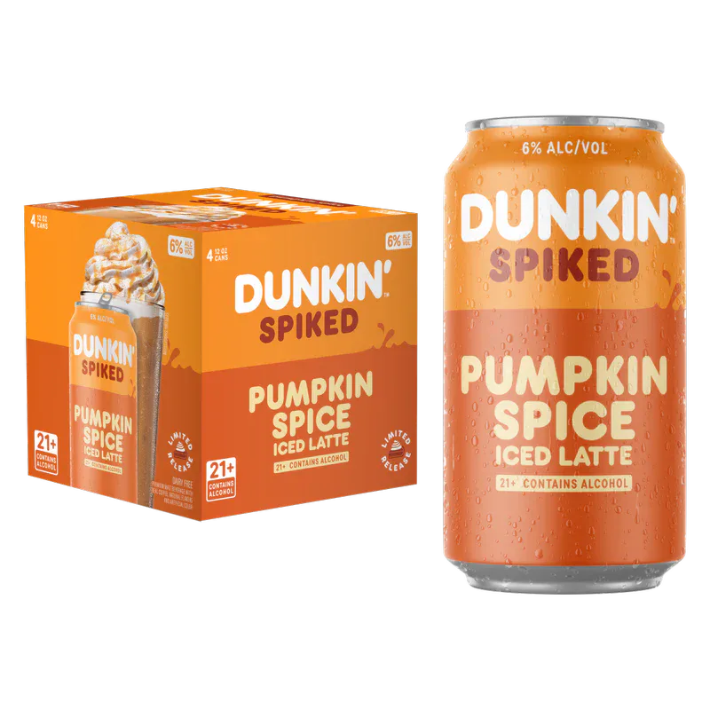 I Tried Dunkin's Spiked Pumpkin Spice Latte Cans &amp; Now I'm Ready For Fall