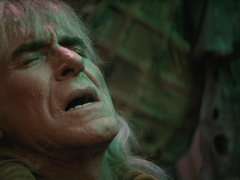 Ricardo Montalbán as Khan in 'The Wrath of Khan.'