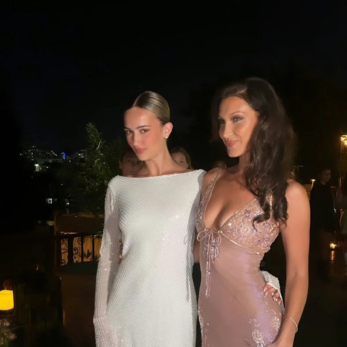 bella hadid pink dress Bella Hadid and Kendall Jenner Slay the Fashion Game at the 2018 Cannes Film Festival