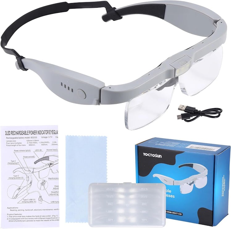 YOCTOSUN Magnifying Glasses with an LED Light