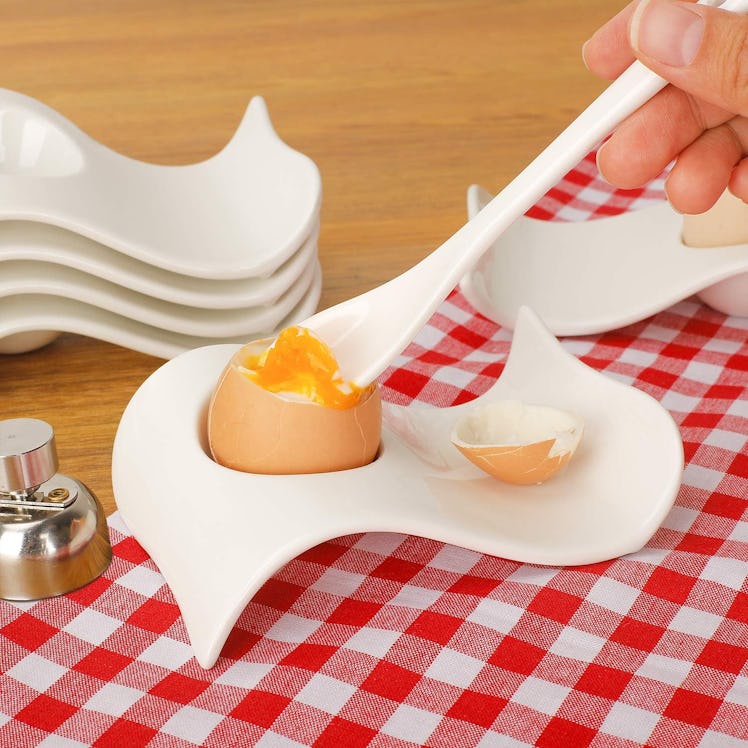 ChasBete Ceramic Egg Cup Tray 