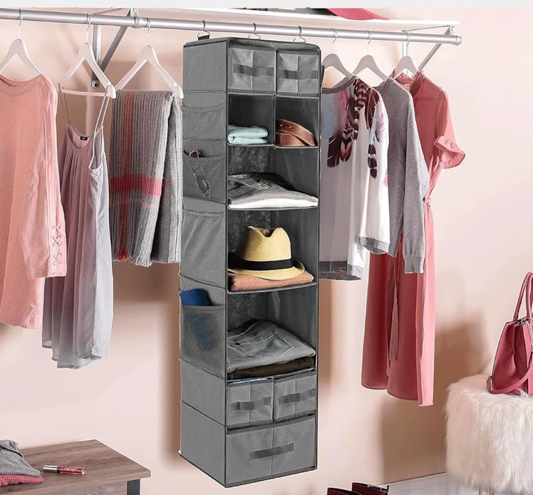 ZOBER 9 Shelf Hanging Closet Organizer