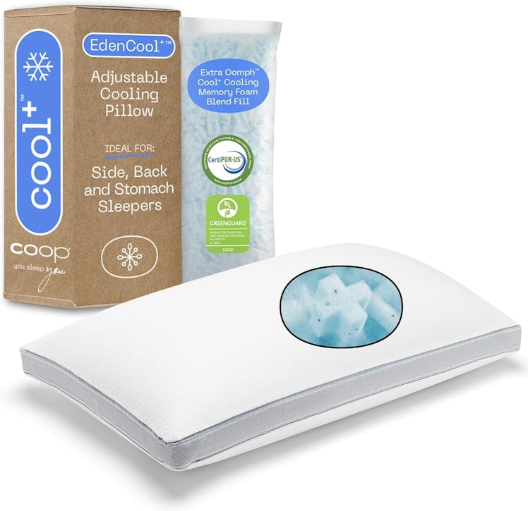 Coop Home Goods The Eden Cool+ Adjustable Pillow