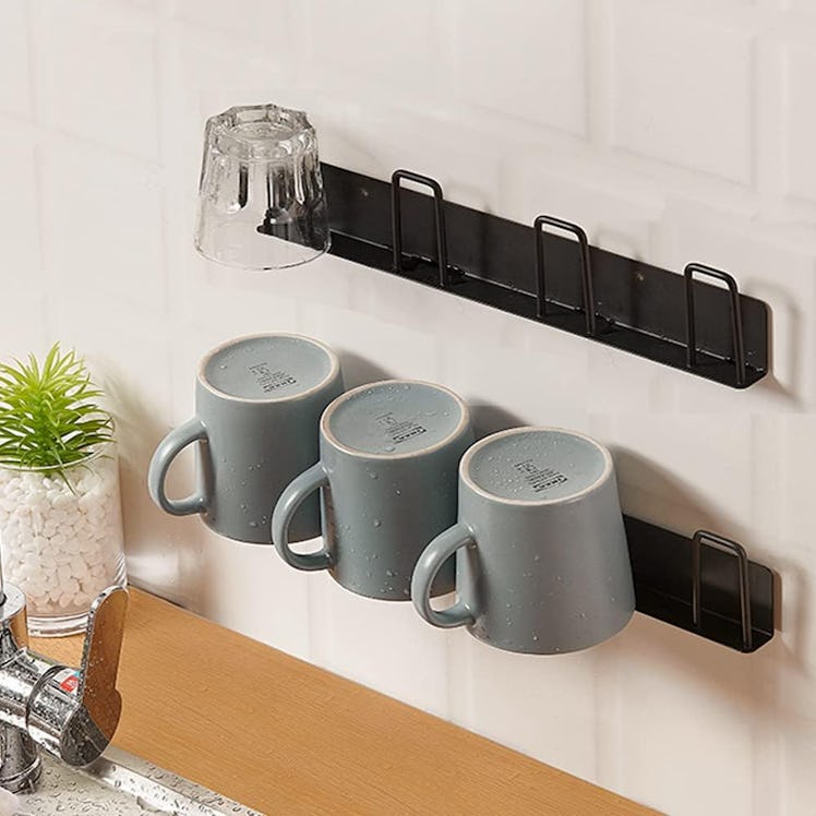 BAIEUEJO Wall-Mounted Mug Holder (2-Pack)