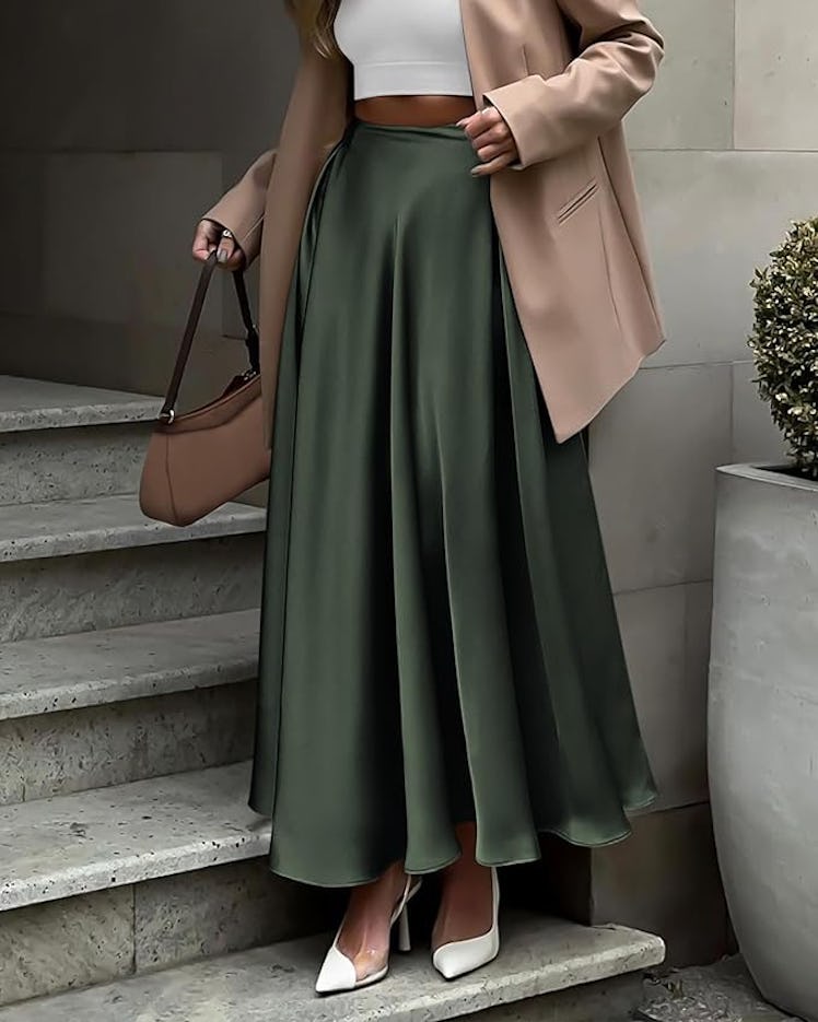 BTFBM A-line Maxi Skirt