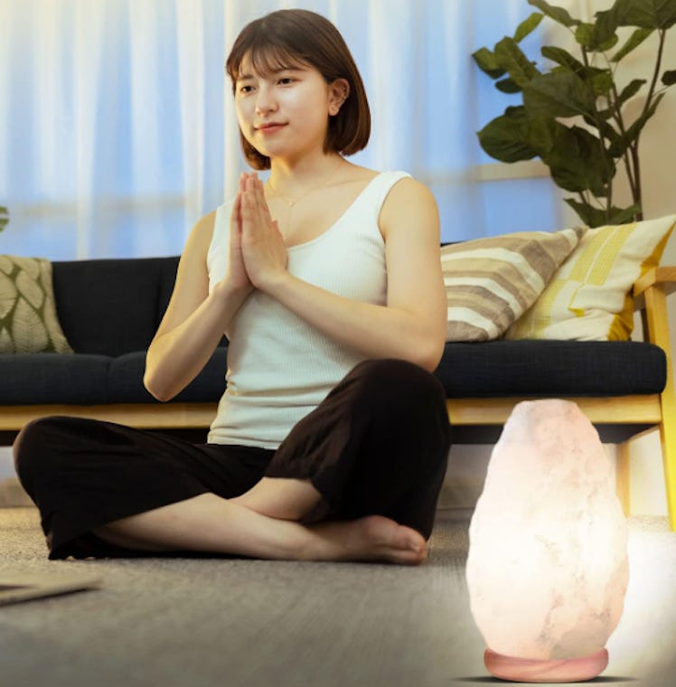 Himalayan Glow White Salt Crystal Lamp