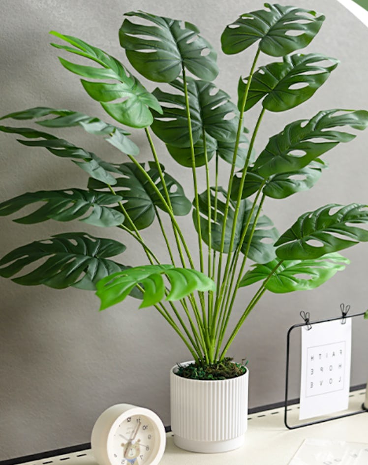 Der Rose 28-Inch Large Artificial Monstera