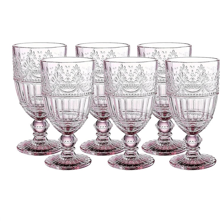 WHOLE HOUSEWARES Coloured Glass Set (6-Pack)