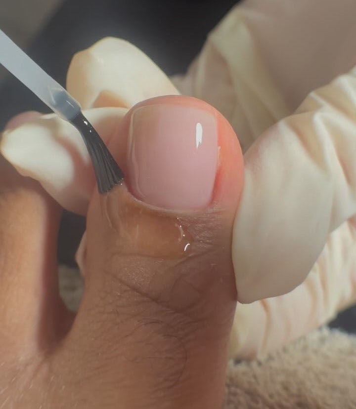 High-shine &ldquo;lip gloss&rdquo; pedicures are on-trend.