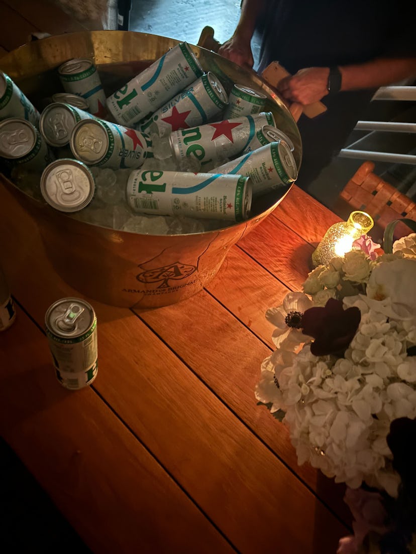 Beer buckets are a low-maintenance order at a bar.
