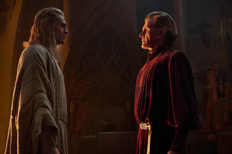 Charlie Vickers and Charles Edwards Rings of Power