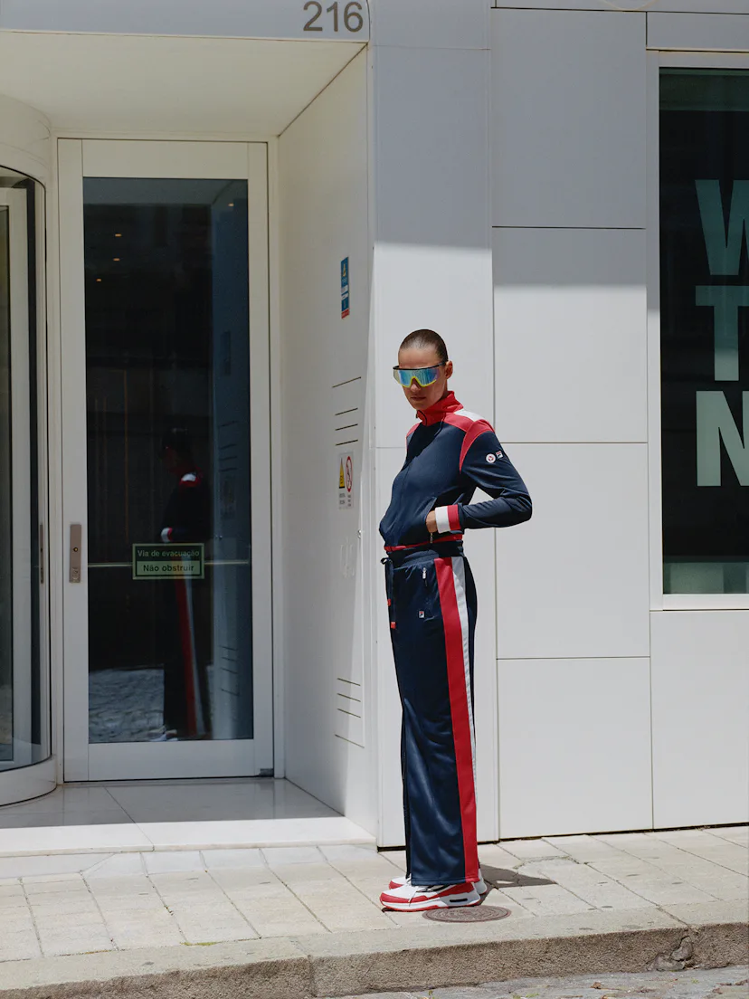 The Bettter x Fila campaign with repurposed tracksuits.