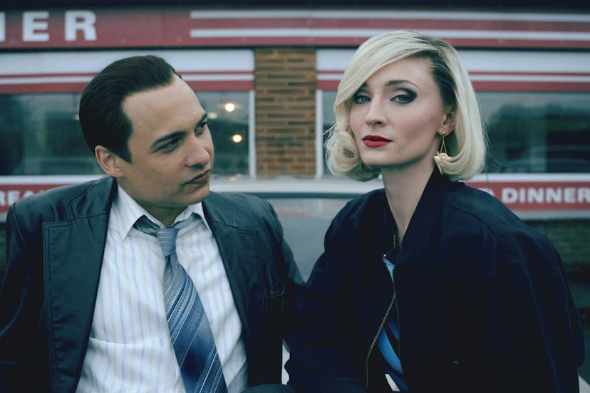 Frank Dillane and Sophie Turner in Joan