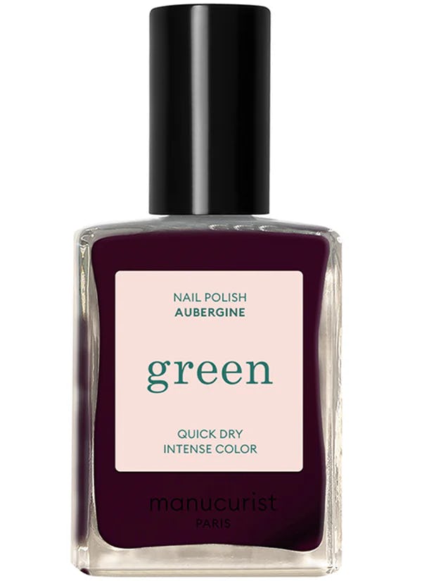 Aubergine Green™ Natural Nail Polish
