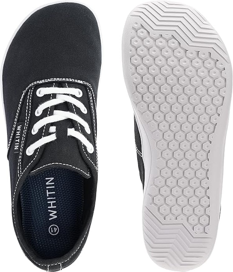 WHITIN Wide Canvas Minimalist Shoes