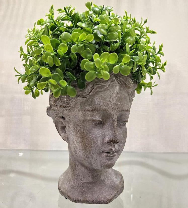 Abbott Collection Goddess Head Wall Planter